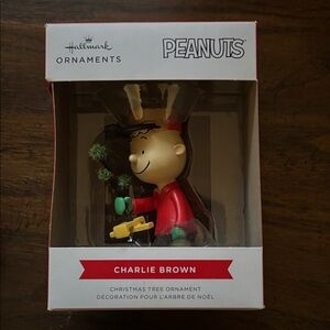 Hallmark Peanuts Charlie Brown Ornament - Red and Yellow